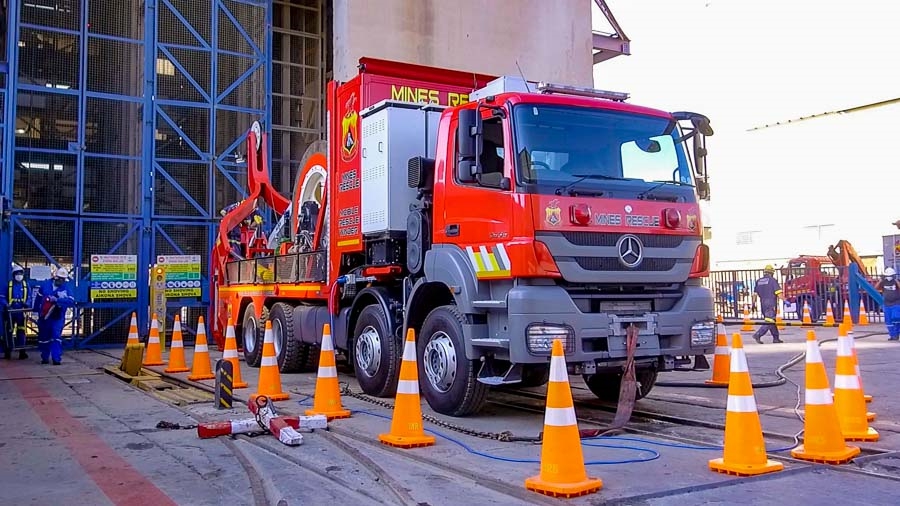 Tech Edge Group - Ultra Deep Level Mine Rescue Winders